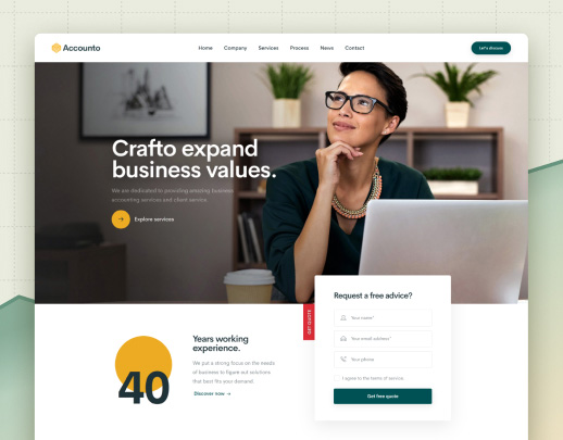 Vista previa del diseño Contabilidad