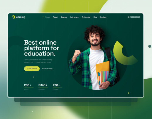 Vista previa del diseño Educación en línea