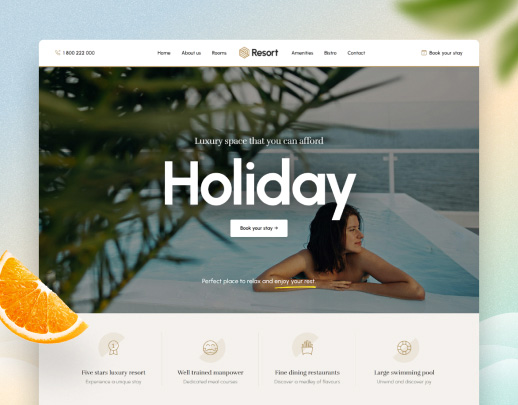 Vista previa del diseño Hoteles y alojamientos