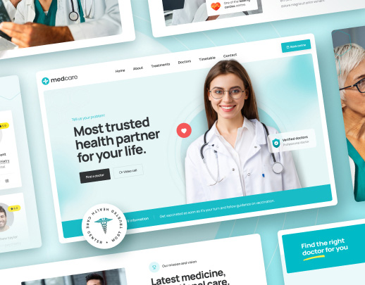 Vista previa del diseño Servicios de salud
